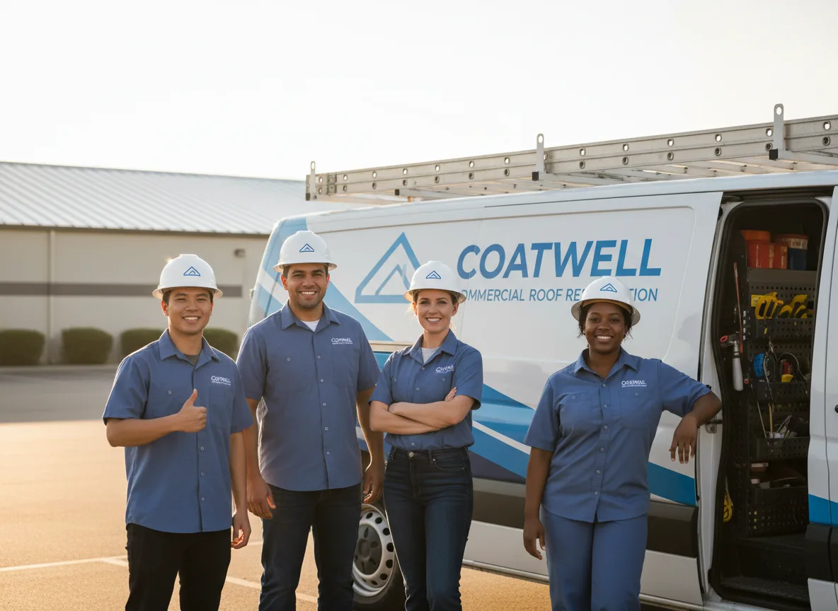 Commercial roof coating company in Pace, MS